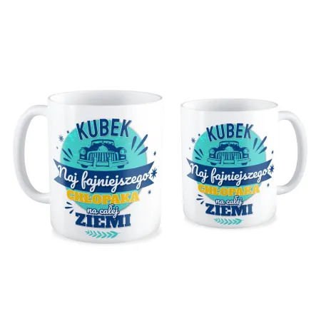 Kubek na DZIEŃ CHŁOPAKA Najfajniejszy chłopak na całej ziemi